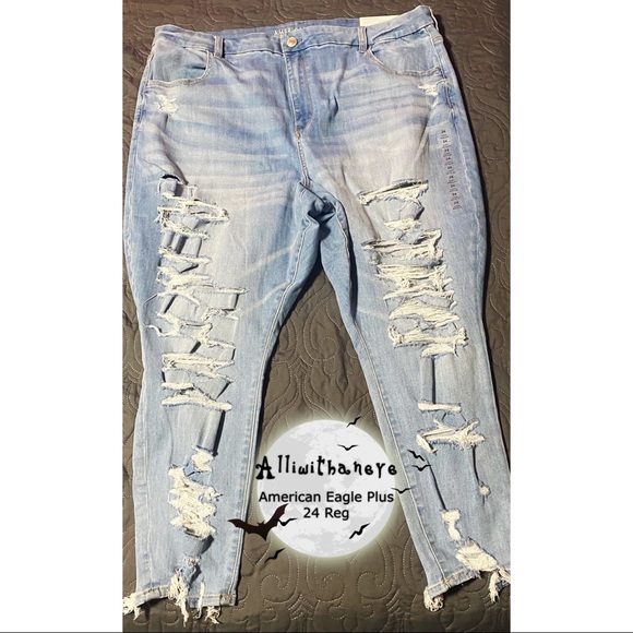 American Eagle Next Level Stretch Curvy Hi-Rise Jegging Crop 24 Reg - Picture 1 of 3